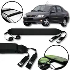 Rack Teto Prancha Surf Carro Com Cinta Chevrolet Celta