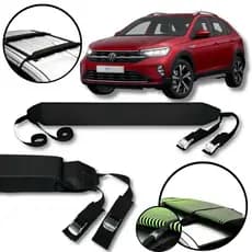 Rack Teto Prancha Surf Carro Com Cinta Volkswagen Nivus