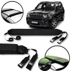 Rack Teto Prancha Surf Carro Com Cinta Jeep Renegade