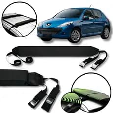 Rack Teto Prancha Surf Carro Com Cinta Peugeot 207