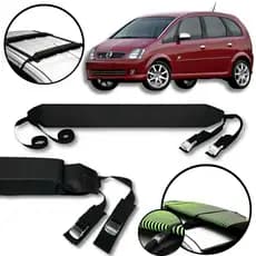 Rack Teto Prancha Surf Carro Com Cinta Chevrolet Meriva