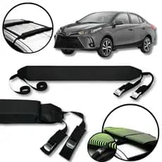 Rack Teto Prancha Surf Carro Com Cinta Toyota Yaris