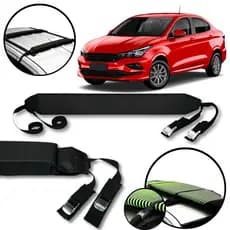 Rack Teto Prancha Surf Carro Com Cinta Fiat Cronos