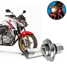 Lâmpada Farol Moto Honda Cb300 Halogena H4 35w 12v 4300k