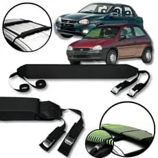 Rack Teto Prancha Surf Carro Com Cinta Chevrolet Corsa