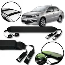 Rack Teto Prancha Surf Carro Com Cinta Volkswagen Voyage
