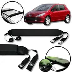 Rack Teto Prancha Surf Carro Com Cinta Peugeot 307