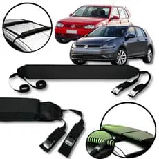 Rack Teto Prancha Surf Carro Com Cinta Volkswagen Golf