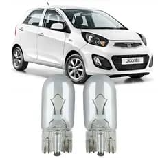 Par Lâmpadas Pingo Original Esmagada T10 12v 5w 2825 Kia Picanto Faroleta Teto Placa Lanterna