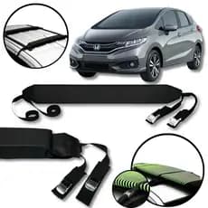 Rack Teto Prancha Surf Carro Com Cinta Honda Fit