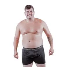 Kit 05 Cuecas Boxer Plus Size Masculina de Microfibra Estampadas e Lisas