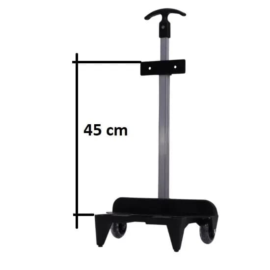 KIT 25 Peças Carrinho Mochila Haste Única e Placas de Fixação HUFT-450-PT00