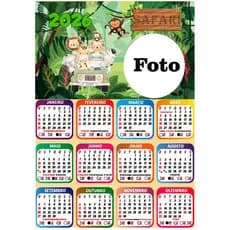 50 calendários personalizados natal 2026 21x15 sem imã fazemos outros temas