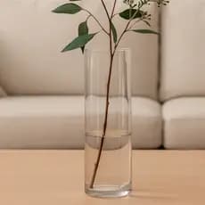 Vaso Cilindro Vidro Flor Decorativo Tubo Porta Rolha Transparente Decorativo Mesa Casamento