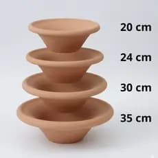 Alguidar de Barro Artesanal Oberó Igba Ẹbọ Oferenda Rituais Umbanda Candomblé - Vários Tamanhos