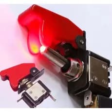 chave Botão Caça Tictac Led Turbo Tuning Liga Desliga On Off Neon 12 V