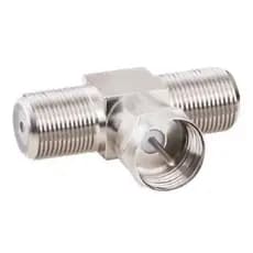 Adaptado Divisor 1 x 2  para cabo de antena de tv digital terrestre