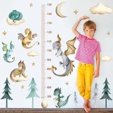Adesivo infantil regua dinossauros