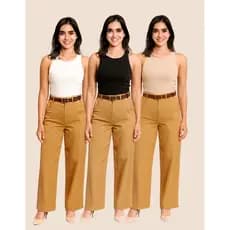 Kit 3 Regata Slim Feminina Canelado Cropped Top Basico