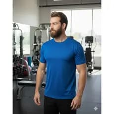 Camiseta Masculina Dry Fit Esportiva Academia Treino Fitness Respirável Confortável