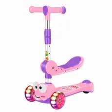 Patinete Infantil 3 Rodas com Assento SAPO