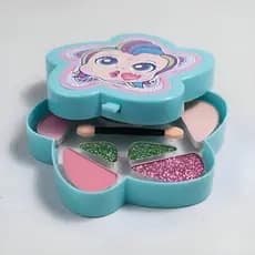 Kit De Maquiagem Brink Model Estrela Infantil Batom Sombra