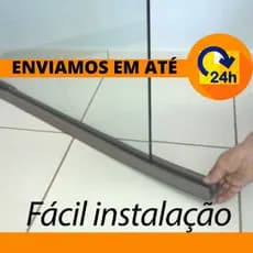 Protetor Veda Porta Vidro Blindex  50 Cm Até 2,10 cm Metros Todos Os Tamanhos Contra Insetos