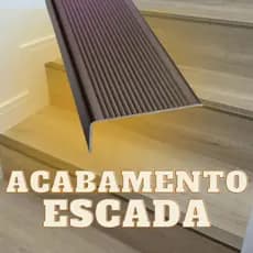 Cantoneira Acabamento de Escada Todo os Tamanhos Alumínio Antiderrapante