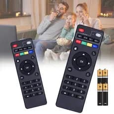 Kit 2 Uni Controle Remoto Para Tv Botões Inteligentes Box Aparelho