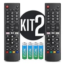 Controle Remoto LG Compatível com todas Tv LG Universal Netflix e Amazon Tv LG 4k AKB 8035