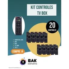 Kit 20 Controle Universal Tv Smart B.oxx