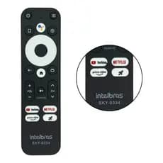Controle Compatível Com Intelbras Izy Play 4k Full Hd 4140033 FBG 9334