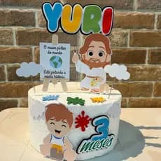 Topo de Bolo O Maior Pintor do Mundo Menino ou Menina - Topper Personalizado O Maior Pintor do Mundo