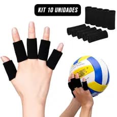 Elástico Protetor De Dedo Basquete Vôlei Futsal Dedeira Goleiro Esportiva Ajustável