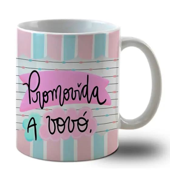 Caneca Promovida A vovó Flork Meme