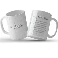 Caneca Personalizada Madrinha Dinda Convite