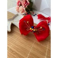 Headband branca de neve laço vermelho tiara vermelho tiara branca de neve