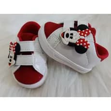 Tênis Minie vermelho estiloso promoção menina infantil