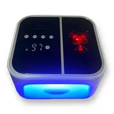 Cabine LED UV R10 120W Sem Fio 5400mAh Fan Nails