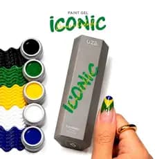 Kit Gel Paint Iconic Brasilidades 5 Unidades 7g - Uze Nails