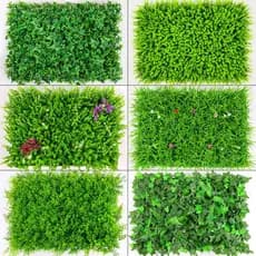 Decoração de Casa, Planta Artificial, Grama Sintética, Planta Decorativa para Parede, Jardim, Decoração de Interiores e
