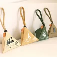 Bolsa de Moedas Vintage para Mulheres e Homens, Carteira de Moedas em Lona, Mini Bolsa de Moedas Fofa com Estampa da Tor