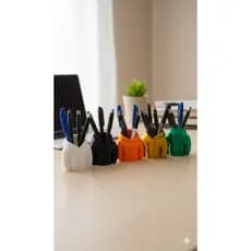 Organizador De Mesa Porta Canetas Hoodie 3D - Diversas Cores