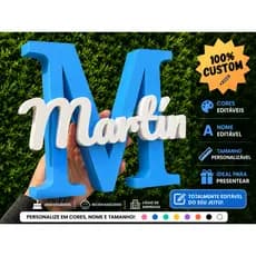 Nome Personalizado para Recém-Nascido | Decoração de Quarto, Maternidade e Chá de Bebê