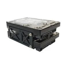 Suporte Rack Vertical até 2 HDs ou SSDs 3.5 Caddy pc computador preto ou branco