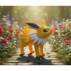 Pokemon Jolteon Evee boneco estatua action figure