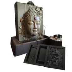 Formas Para Fabricação de Fonte de Água em Cimento Buda Decoração
