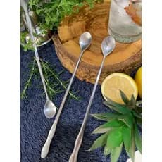 Colher Bailarina Drinks De Aço Inox 26cm Para Drinks Barman