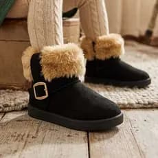 BOTA DE INVERNO INFANTIL COM PELINHO PANTUFA BABY