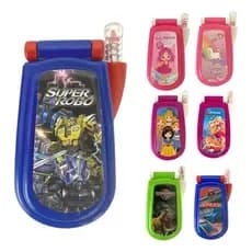 Celular Infantil Telefoninho Luz E Som Abrir E Fechar Musica